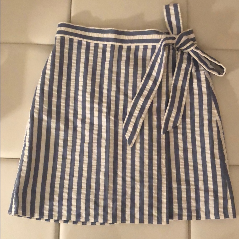 J Crew Stripes Skirt